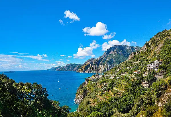 La costa de Amalfi, Italia 